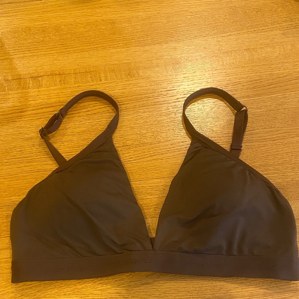 Calvin Klein Dark Brown Wireless Bra